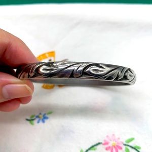 Vintage Cini sterling silver bangle bracelet 💕